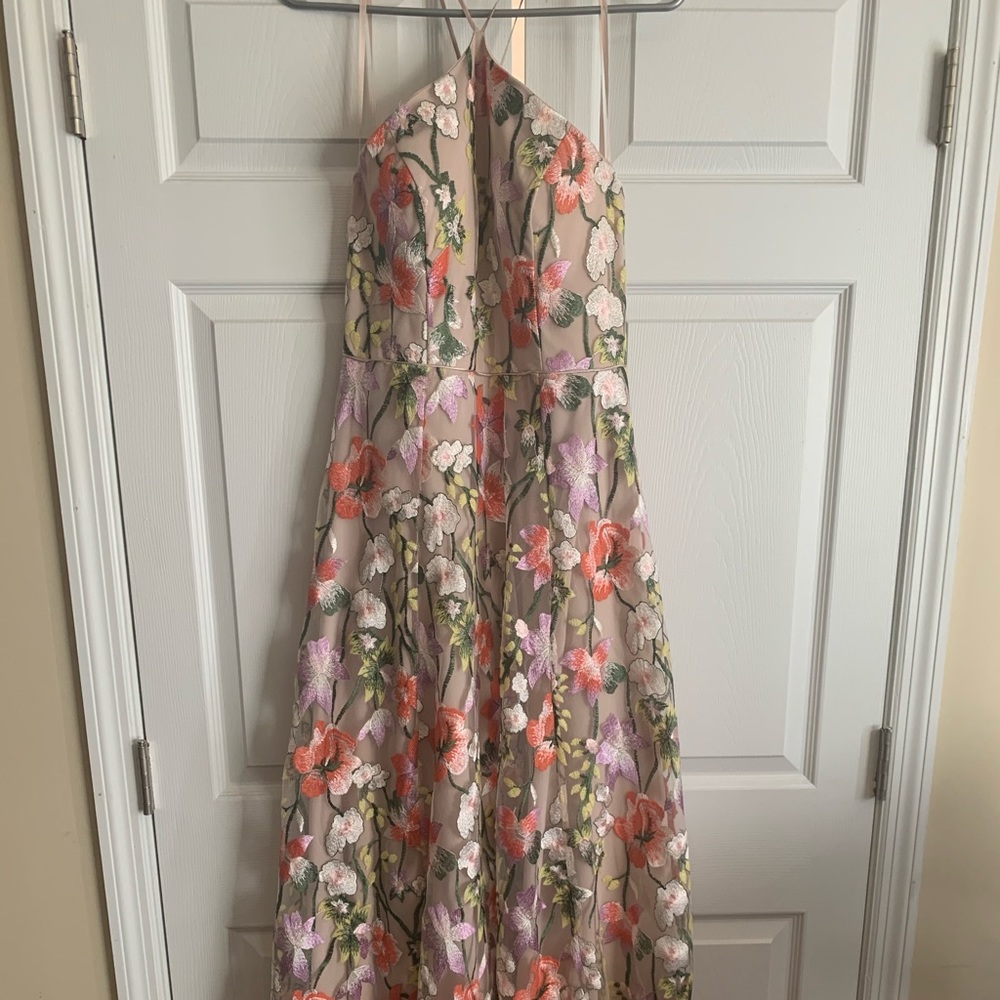 Size 13 floral formal gown